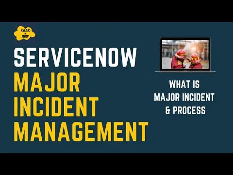 #1 MAJOR INCIDENT AND PROCESS SERVICENOW MAJOR INCIDENT MANAGEMENT MIM IN SERVICENOW