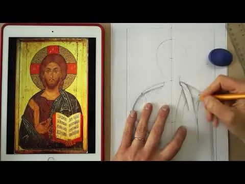 Online Iconography Drawing Course Half Figure Garment