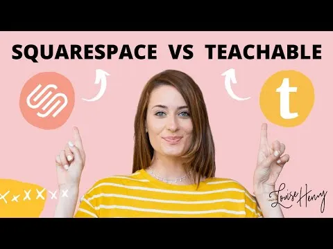 Squarespace (Version 70) vs Teachable to Host Your Online Course