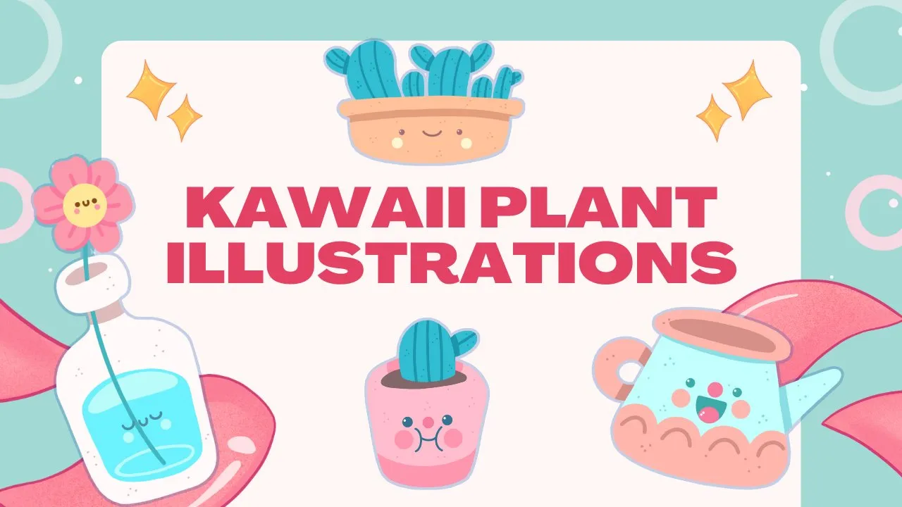 Simple & Cute Characters: Plant Illustrations Procreate Drawing for Beginners