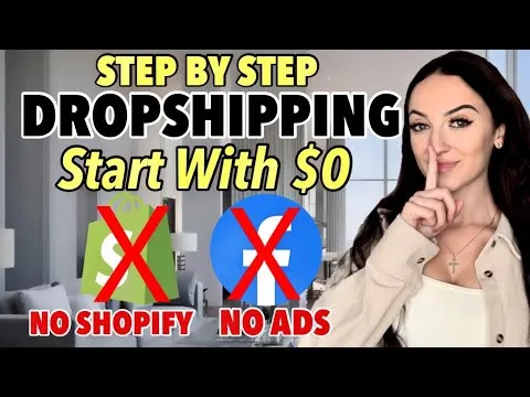How To Start Dropshipping With $0 STEP BY STEP NO SHOPIFY & NO ADS! (FREE COURSE)
