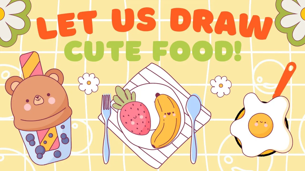 Simple & Cute Characters: Food & Drink Illustrations Procreate Drawing for Beginners