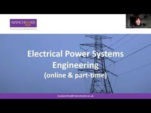 Discover online Electrical Power Systems Engineering postgraduate course
