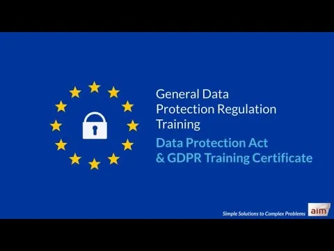 GDPR Training by Aim - Get your Certificate!