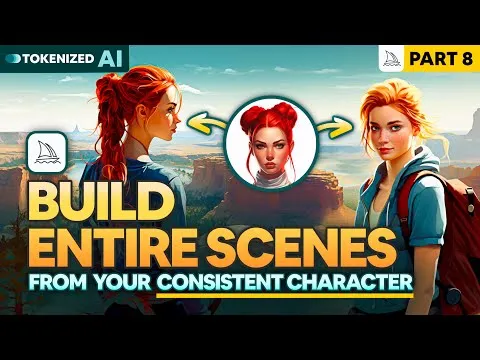 BUILD SCENES with Consistent Characters in Midjourney