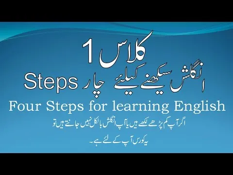 Class 1 English speaking 1st Class for Beginners (Urdu&Hindi) Knowledge for students