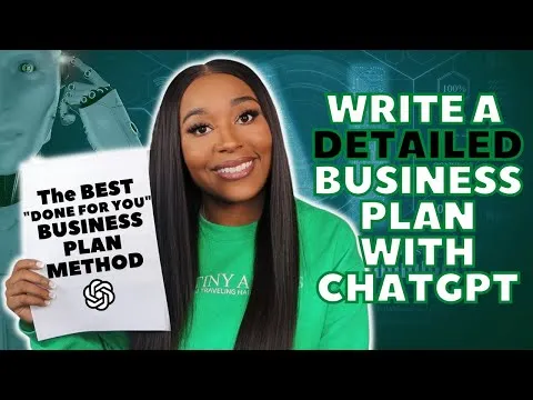 How To Write A DETAILED Business Plan in 2023 with ChatGPT Using Artificial Intelligence For Help