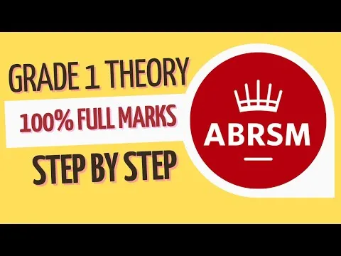 ABRSM Grade 1 Theory Online Exam ( Walkthrough with Answers and Explanations)