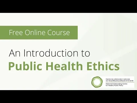 New Free Online Course - An Introduction to Public Health Ethics