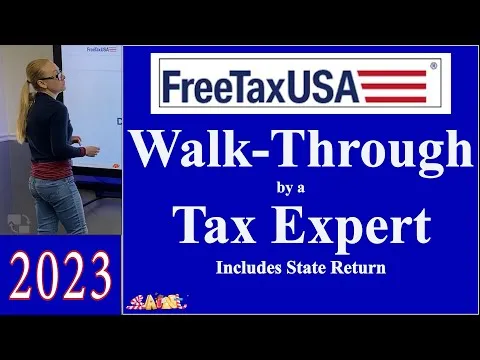 FreeTaxUSA 2023 How to file your taxes online Extension deadline is Oct 16 Tutorial walkthrough