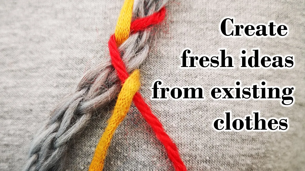 Create fresh ideas from existing clothes