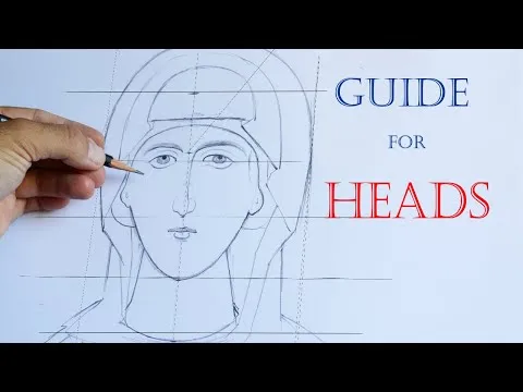 Iconography Drawing: How to draw a head correctly