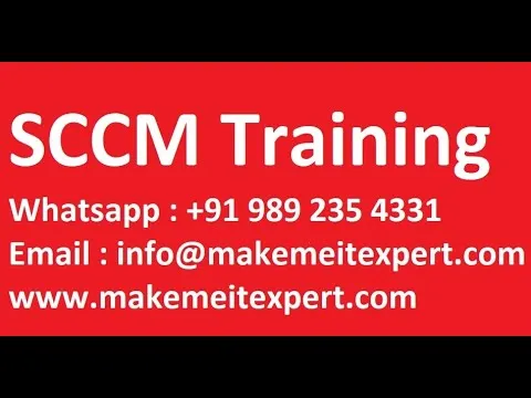 Microsoft Endpoint Configuration Manager MECM & SCCM Training & Tutorial Step By Step Day 2
