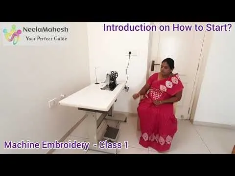 Machine Embroidery Online Classes - Class 1 - Introduction on How to Start?