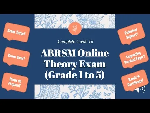 COMPLETE GUIDE TO ABRSM ONLINE THEORY EXAM｜Exam Setup｜Free Course