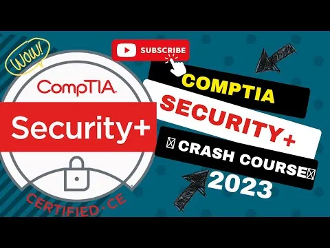 CompTIA Security+ 2023 Crash Course 9+ of hours for FREE
