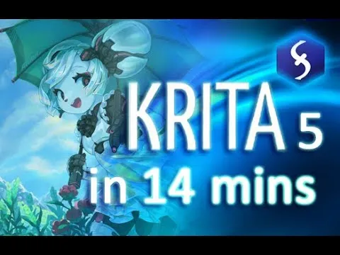 Krita - Tutorial for Beginners in 14 MINUTES! [ COMPLETE ]