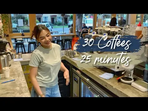 [Barista Vlog] Working Solo' on a Morning Rush' with My Favourite Girls! Melbourne LaurAngelia