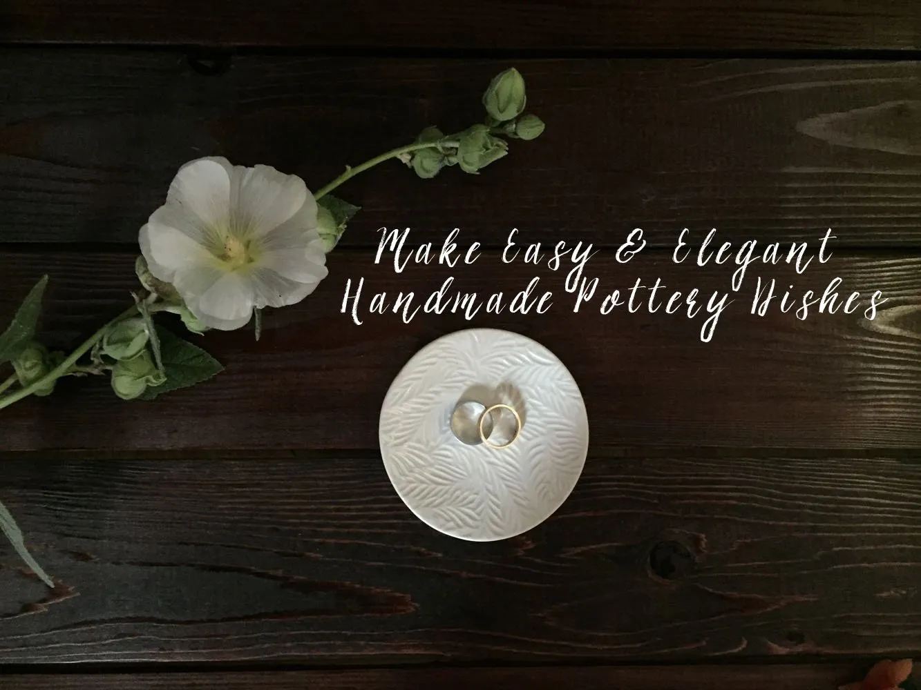 Make Easy Handmade Ceramic Pottery Dishes Without Fancy Tools!