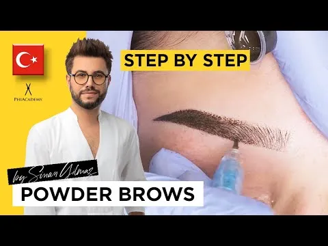 Powder Brows training - Step by Step Permanent Make up course Powder Brows Certification