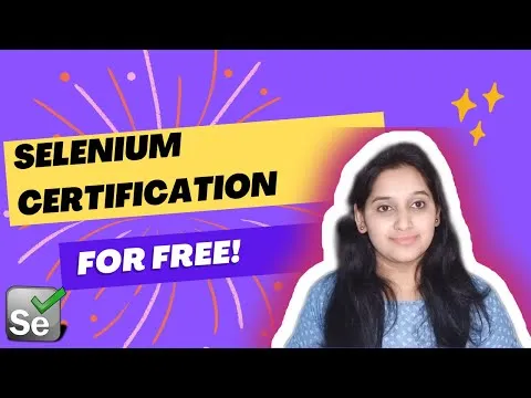 How to get Test Automation Certification for free Selenium