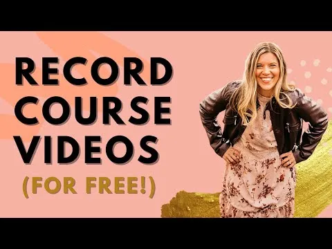 How To Record Online Course Videos For FREE (Using Zoom!)