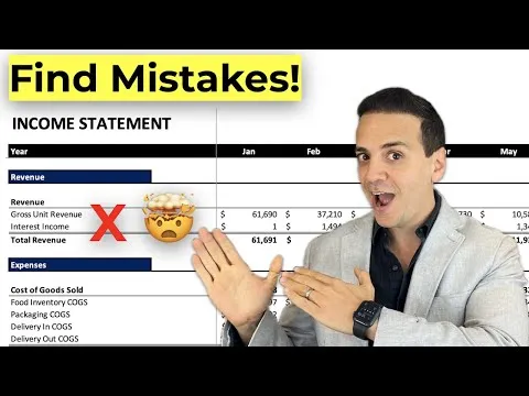 How To Find Mistakes In The Income Statement