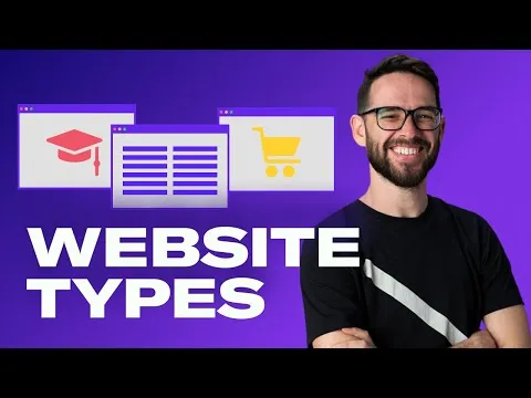 5 Website Types & How To Design Them Free Web Design Course Episode 16