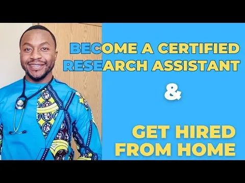 Become a Certified Research Assistant in Canada Online Affordable Cost and Get Hired from Home!