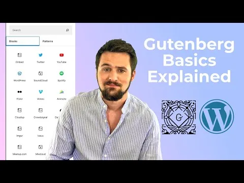Basics of Gutenberg Tutorial What is Gutenberg WordPress