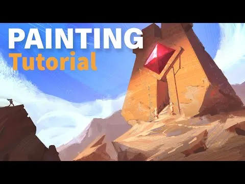 How to Paint an Environment Concept Art (Step by Step)