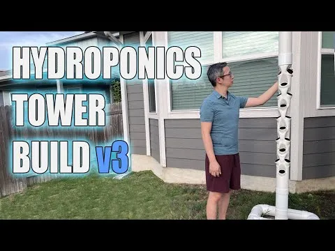DIY Hydroponics Vegetable Growing Tower [Part 3] - Under $200
