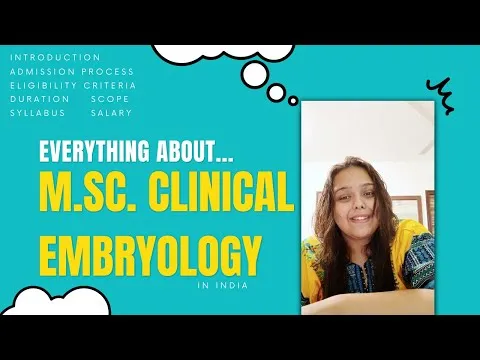 MSc CLINICAL EMBRYOLOGY LIFE SCIENCETASTIC #lifescience #bestoption #lifesciencetastic #india #bsc