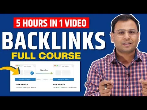 Learn Complete Backlinking Process in Single Video Backlinks Course 2023