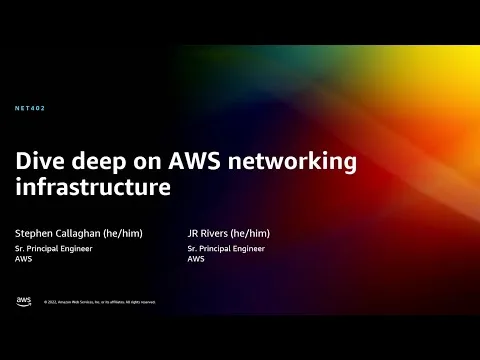 AWS re:Invent 2022 - Dive deep on AWS networking infrastructure (NET402)
