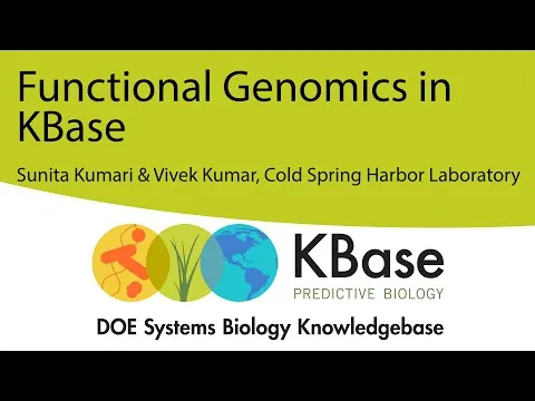 Functional Genomics in KBase Webinar - 8 April 2020