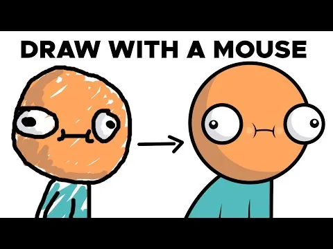 How to Draw with a Mouse - Krita Digital Art Tips & Tricks Tutorial for Beginners TutsByKai