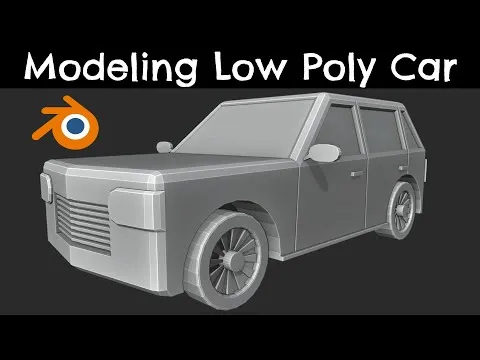 Modeling a low poly car Blender 35 Tutorial