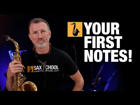 Saxophone Lesson - Beginner Saxophone - First Notes