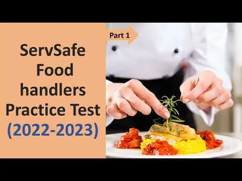 Servsafe food handler test 2023 ServSafe handler manager ServSafe food handler practice ( Part1)
