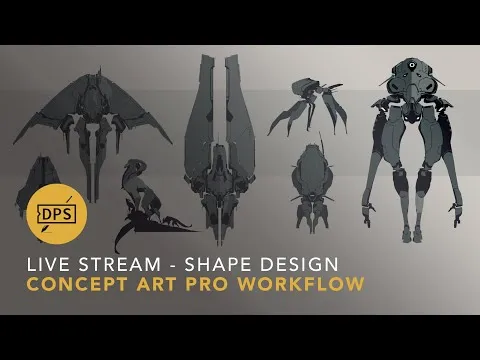 Shape Design Workshop: A Pro Concept Art Workflow for Speed and Efficiency