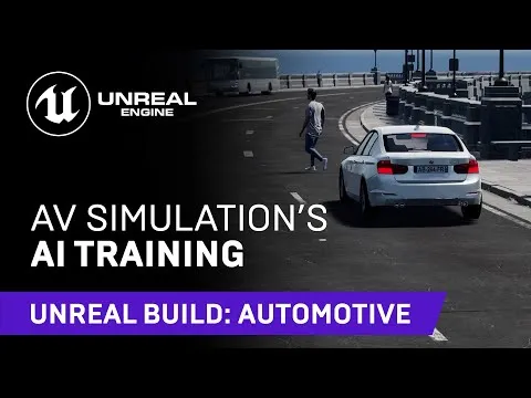 AV Simulation: Autonomous Vehicle Training Unreal Build: Automotive 2021