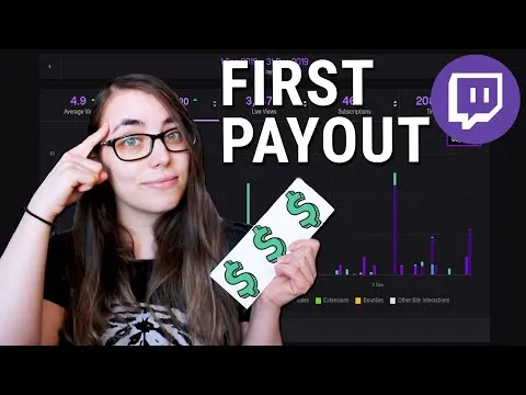 MY FIRST TWITCH CHECK: How much do small twitch streamers make