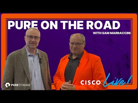 Pure on the Road Cisco Live! 2023 Pure Storage Solutions Verticals and Alliances wth David Harvey