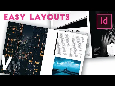 How to make BEAUTIFUL and EASY InDesign Layouts in 9 minutes Episode 1