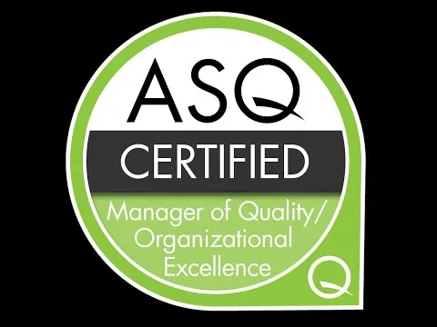 ASQ Certified Manager of Quality&Organizational Excellence CMQ&OE Exam - My Experience