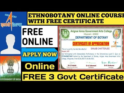 Ethnobotany Free Certificate Biology Free Online Certificate Online Free Course With Certificate