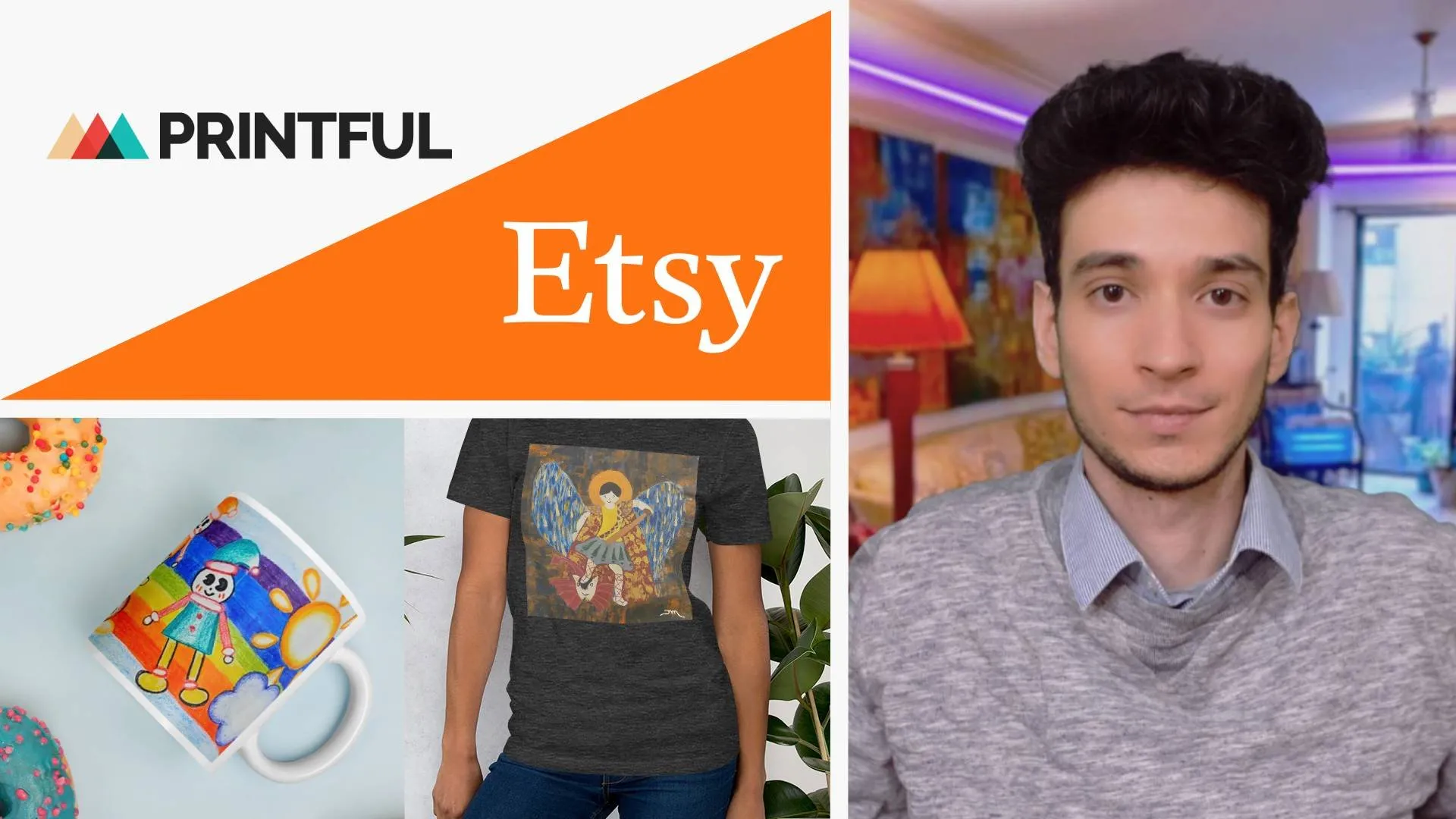 Print-on-demand: Turn your Art into Products and Sell them Online with Etsy and Printful