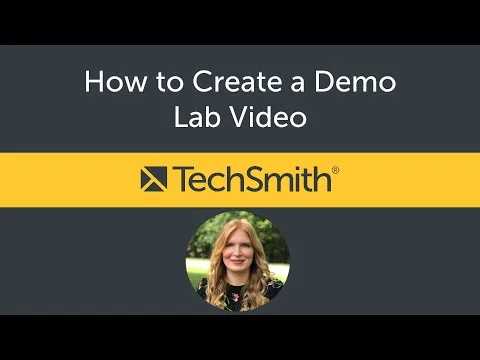 How to Create a Demo Lab Video for Online Teaching with Camtasia