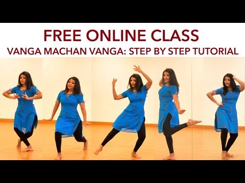 Free online class Step by step tutorial Vanga machan Tamil wedding choreography Vinatha